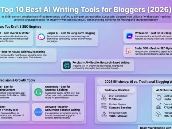 Top 10 Best Ai Writing Tools For Bloggers