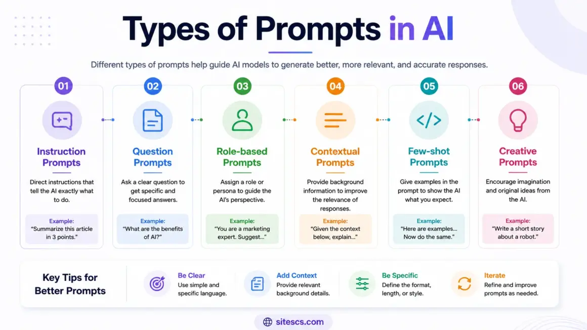 Types of Prompts in AI
