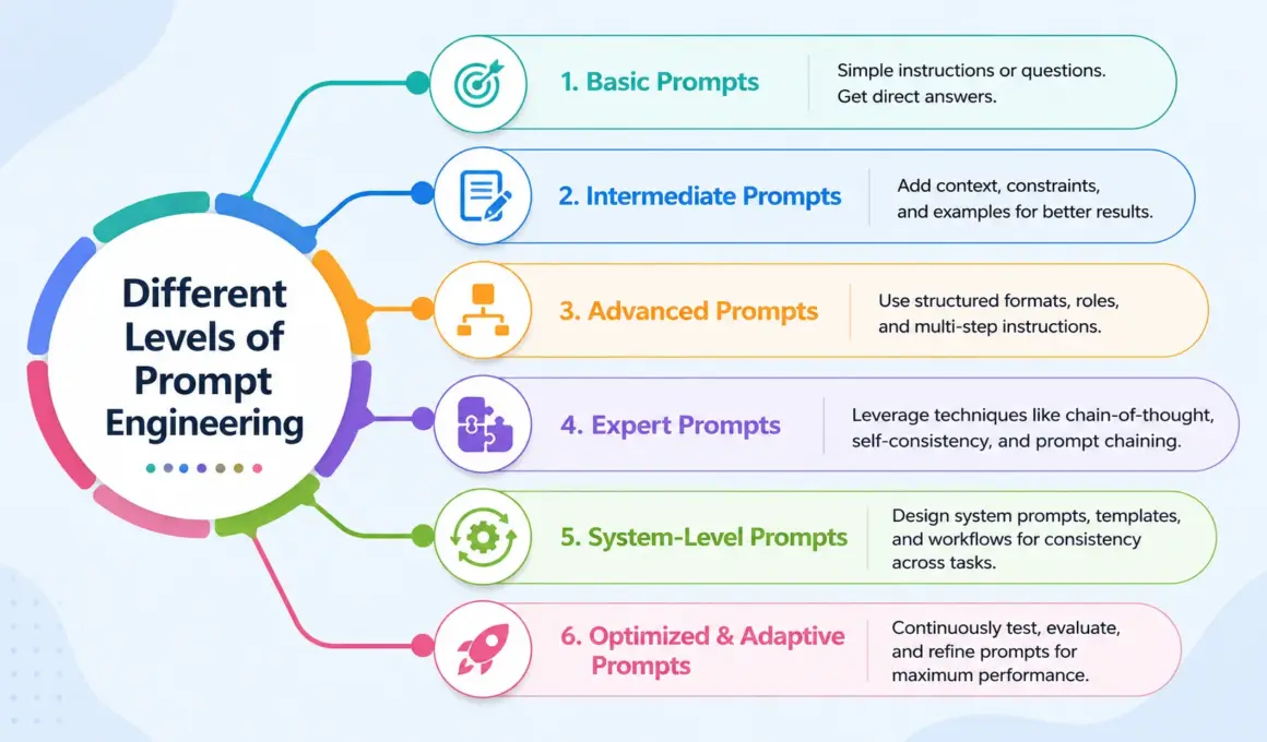 Different Levels of Prompt Engineering