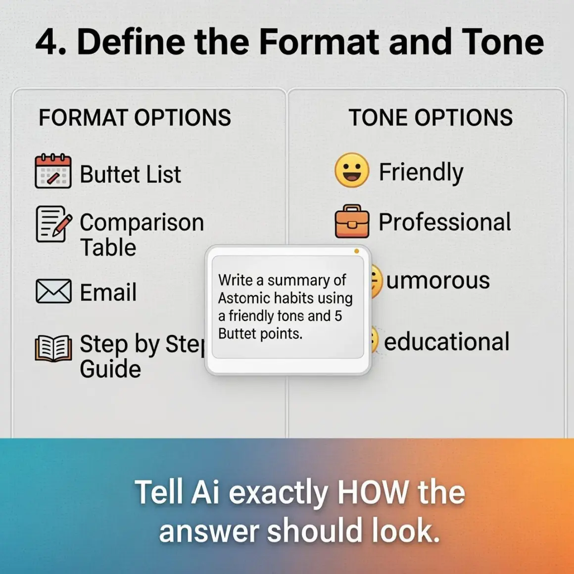 How to Write Better Prompts for AI Tools