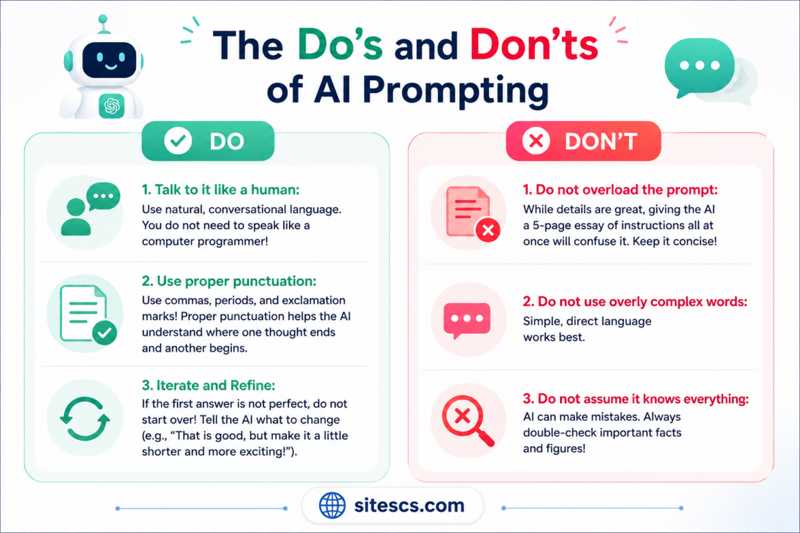 The Do's and Don'ts of AI Prompting