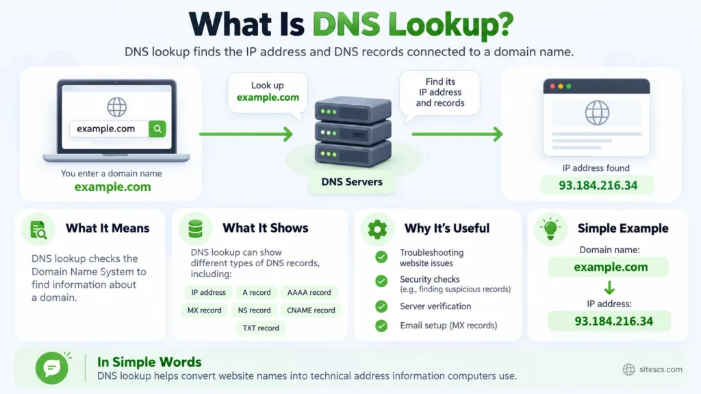 what is dns lookup